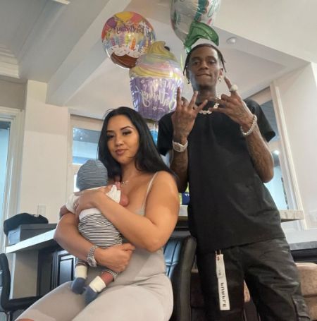 Soulja Boy and his girlfriend, Jackilyn Martinez, shared a picture of their son's birth.